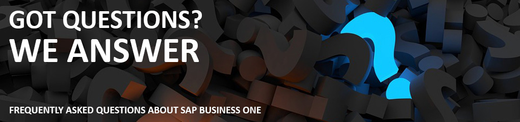 Frequently asked questions about SAP Business One